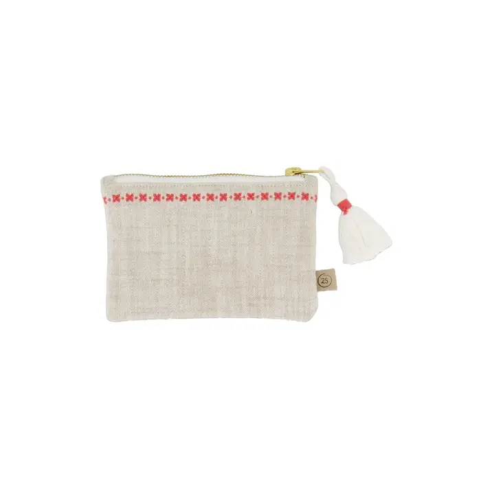 ZUSSS ZUSSS ETUI MOMENTJE VAN GELUK OFF WHITE / ROOD