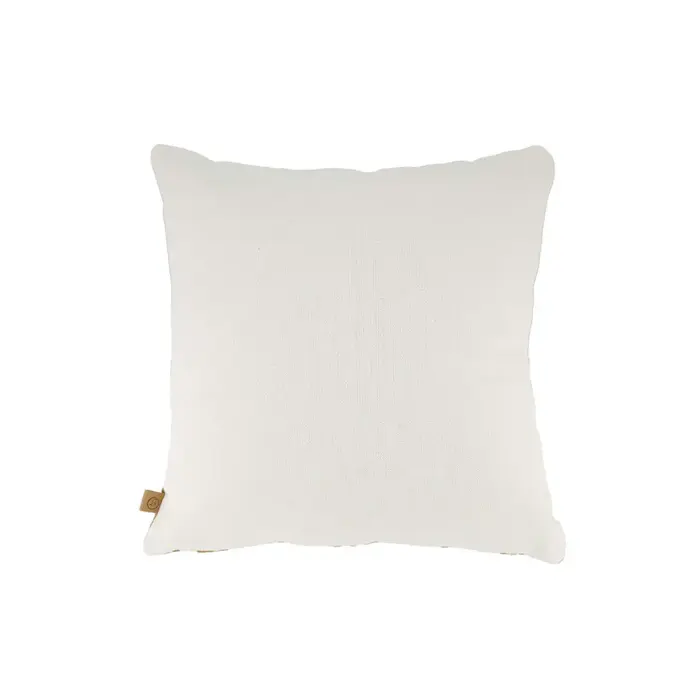 ZUSSS ZUSSS KUSSEN BLOEMEN EMBROIDERY 45X45CM WIT / OKER