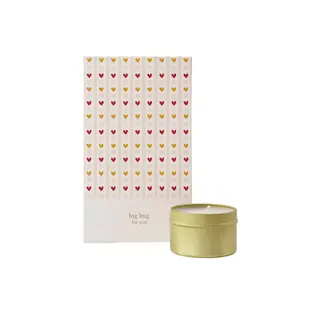 ZUSSS ZUSSS GEURKAARS TIN IN ZAKJE BIG HUG FOR YOU WIT / ROOD / OKER