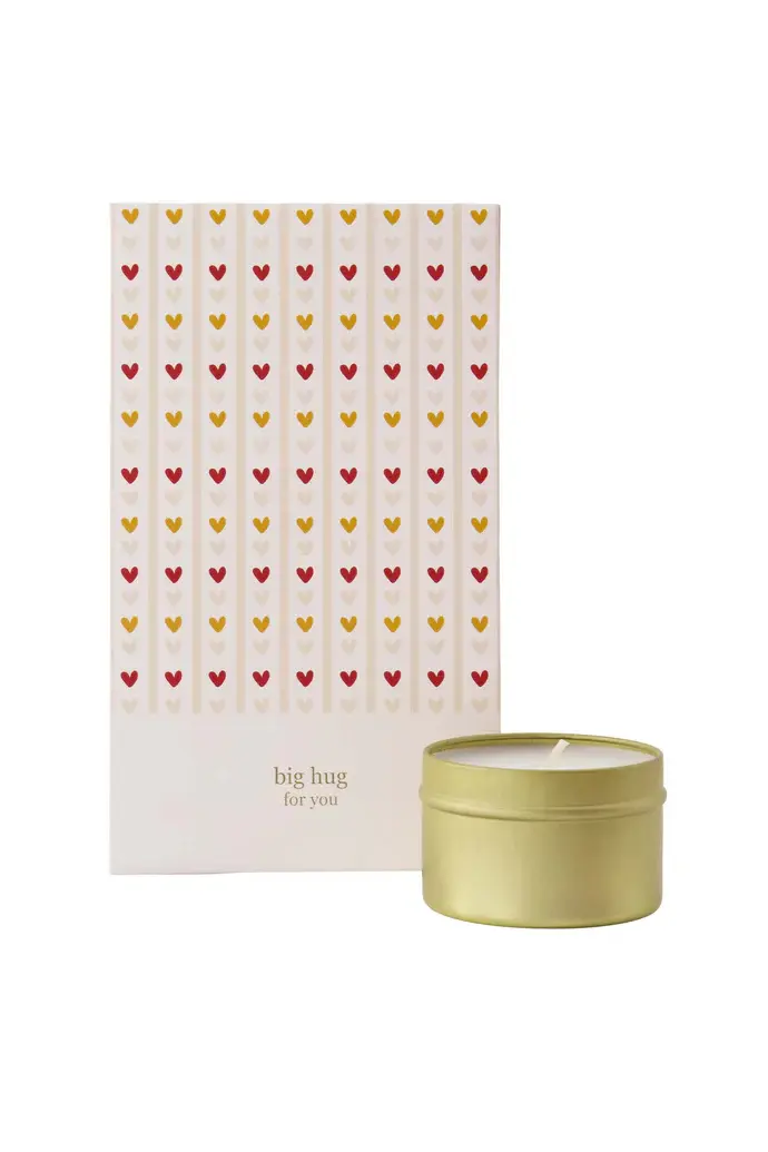 ZUSSS ZUSSS GEURKAARS TIN IN ZAKJE BIG HUG FOR YOU WIT / ROOD / OKER