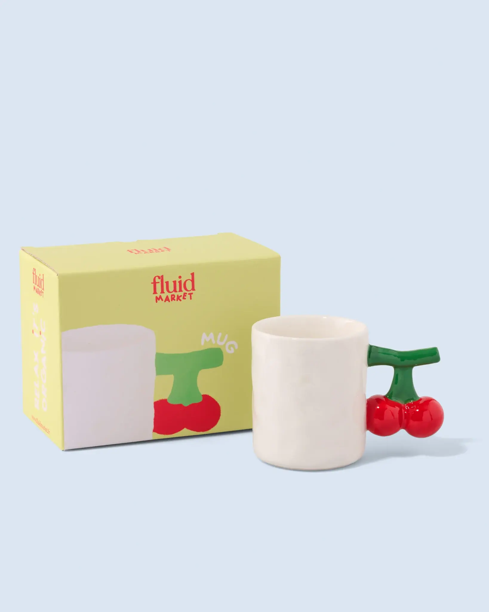 FLUID MARKET FLUID MARKET MUG CERISE