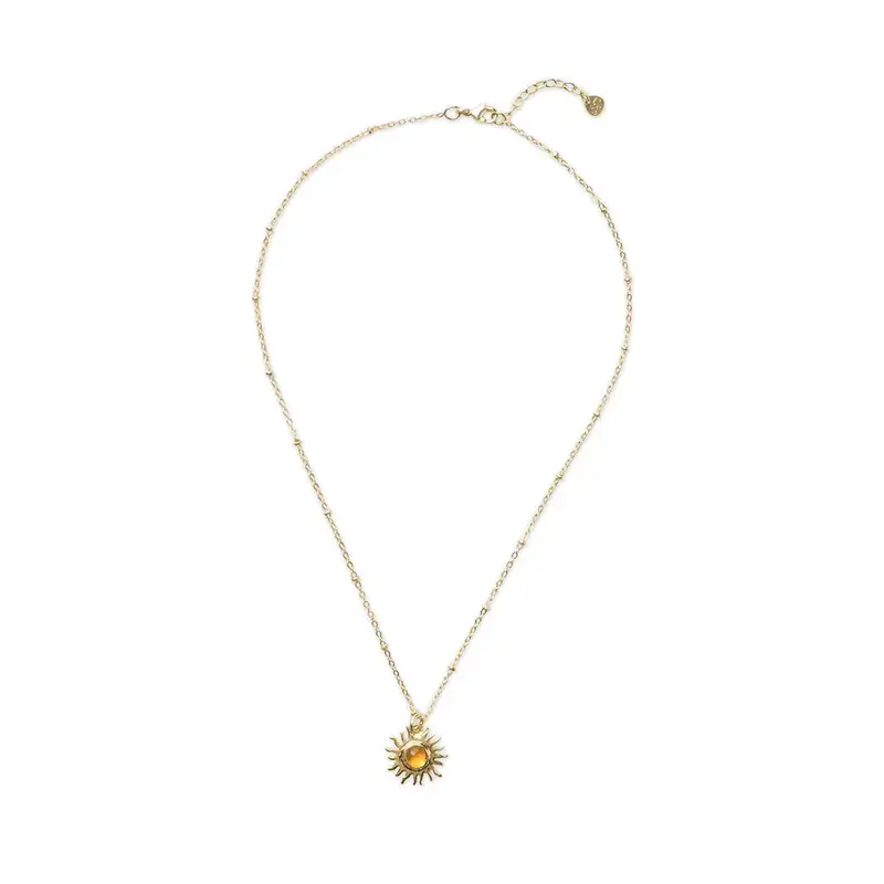 A BEAUTIFUL STORY BS REVERIE CITRINE NECKLACE