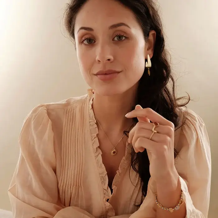 A BEAUTIFUL STORY BS REVERIE CITRINE NECKLACE