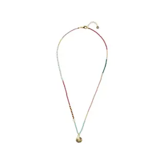 A BEAUTIFUL STORY BS ADVENTUROUS ROSE QUARTZ NECKLACE