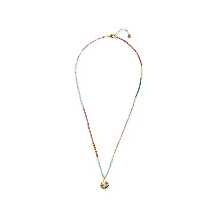 A BEAUTIFUL STORY BS ADVENTUROUS ROSE QUARTZ NECKLACE