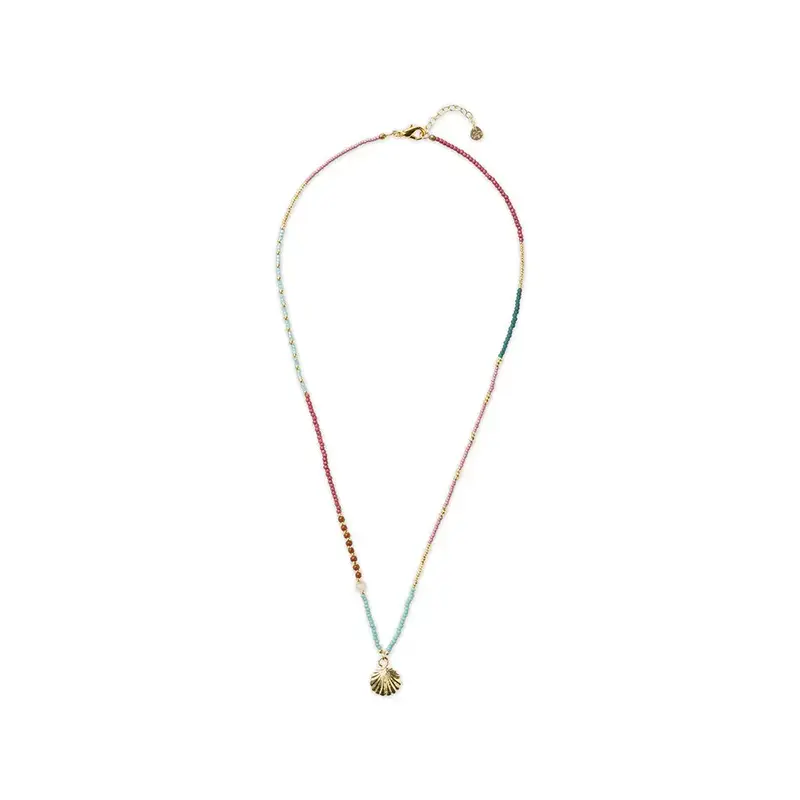 A BEAUTIFUL STORY BS ADVENTUROUS ROSE QUARTZ NECKLACE