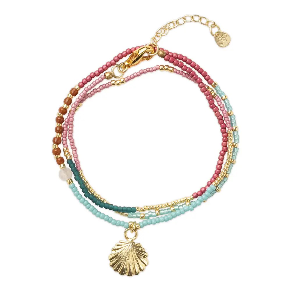 A BEAUTIFUL STORY BS ADVENTUROUS ROSE QUARTZ NECKLACE