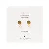BS MINI COIN CITRINE EARRINGS