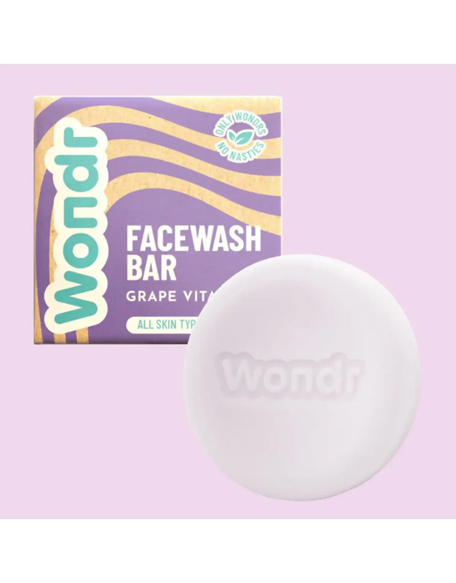 WONDR WONDR FACEWASH BAR GRAPE VITALITY