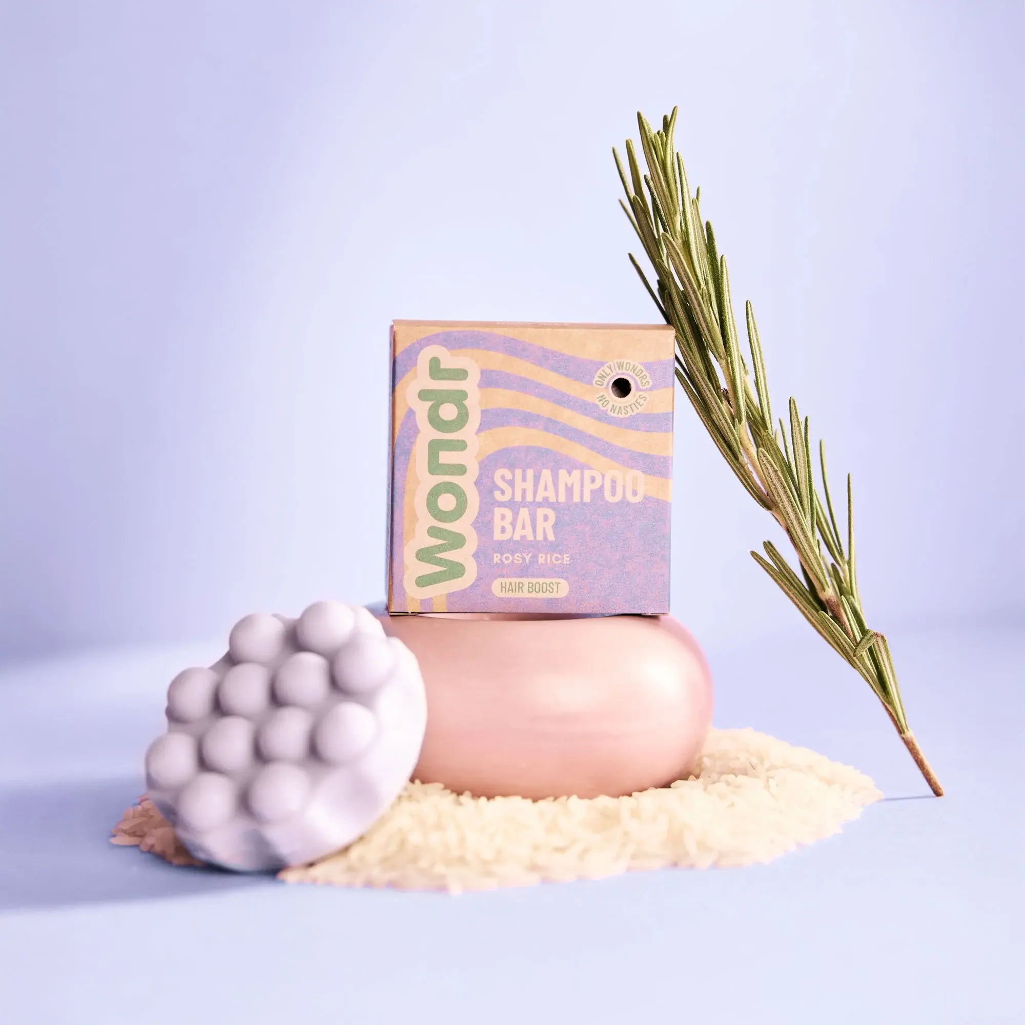 WONDR WONDR SHAMPOO  BAR ROSY RICE