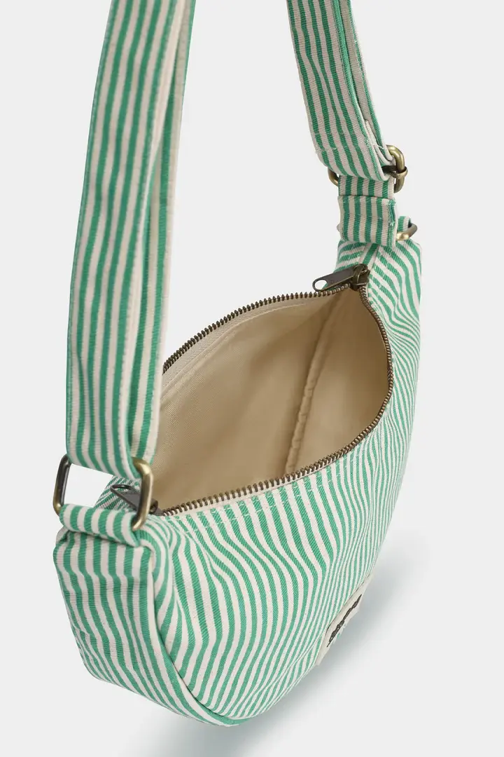 HINDBAG HINDBAG ANDREA THIN GREEN STRIPES