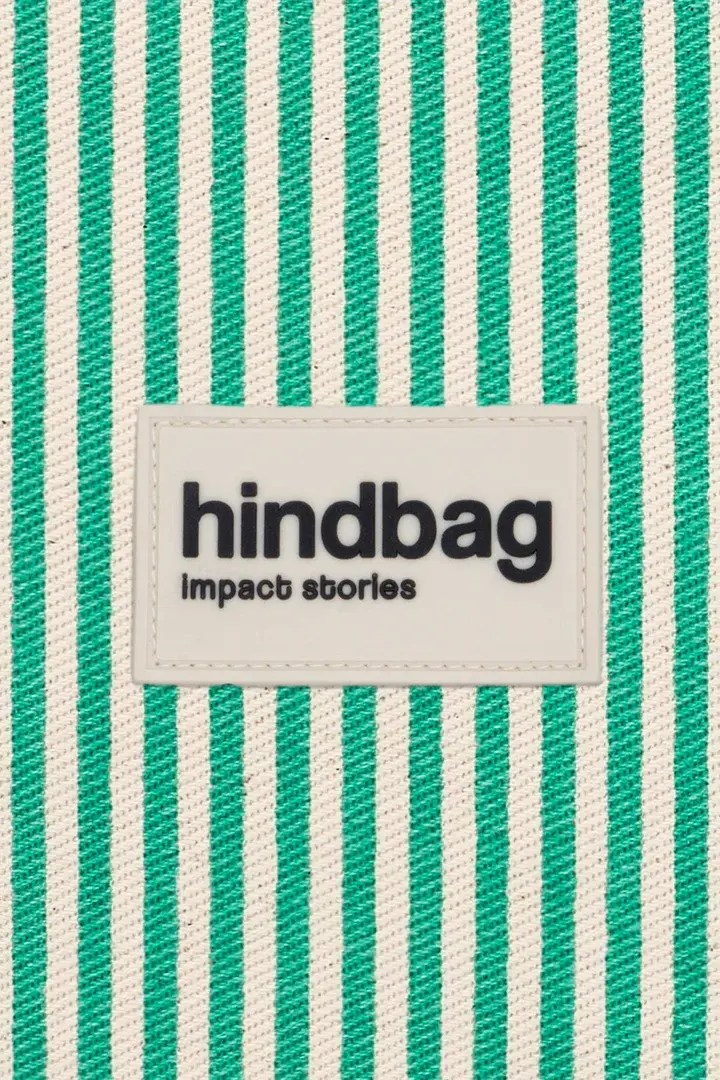 HINDBAG HINDBAG LILI THIN GREEN STRIPES