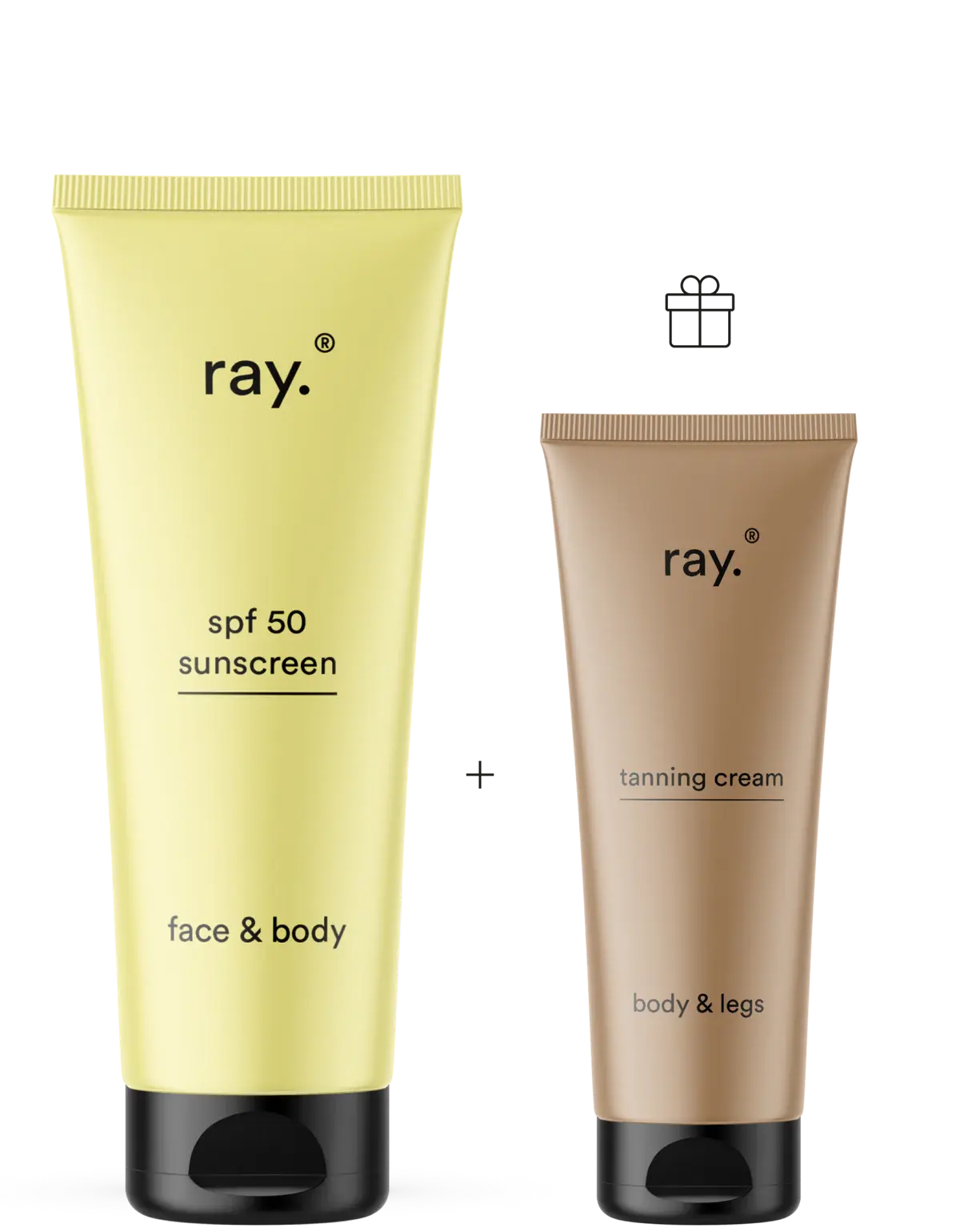 RAY RAY ACTIE ZONNECREME 200 ML + GRATIS TANNING CREAM
