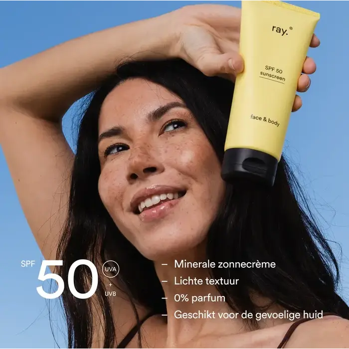 RAY RAY ACTIE ZONNECREME 200 ML + GRATIS TANNING CREAM