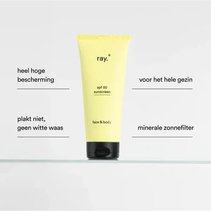 RAY RAY ACTIE ZONNECREME 200 ML + GRATIS TANNING CREAM