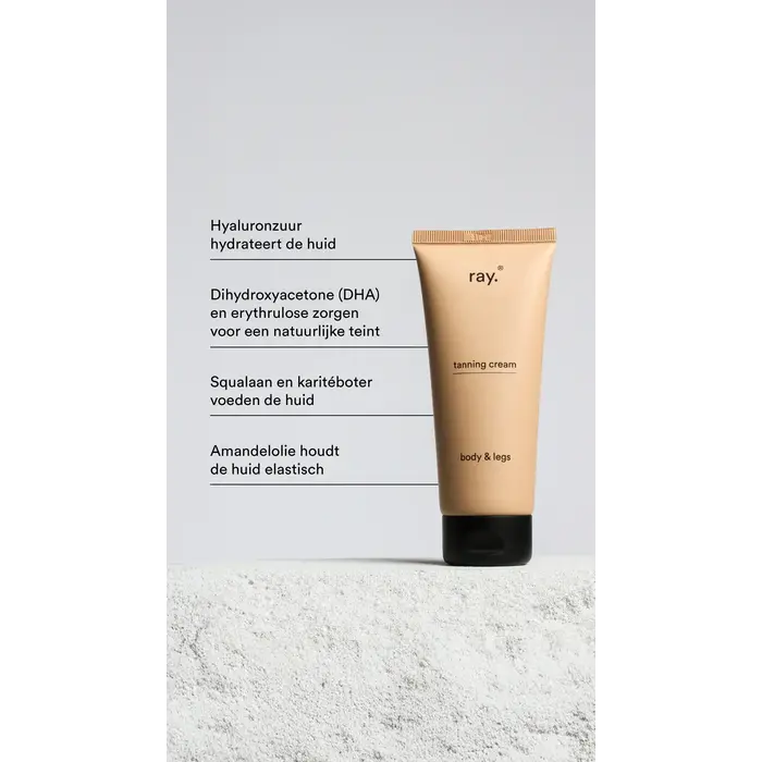 RAY RAY ACTIE ZONNECREME 50 ML + GRATIS TANNING CREAM