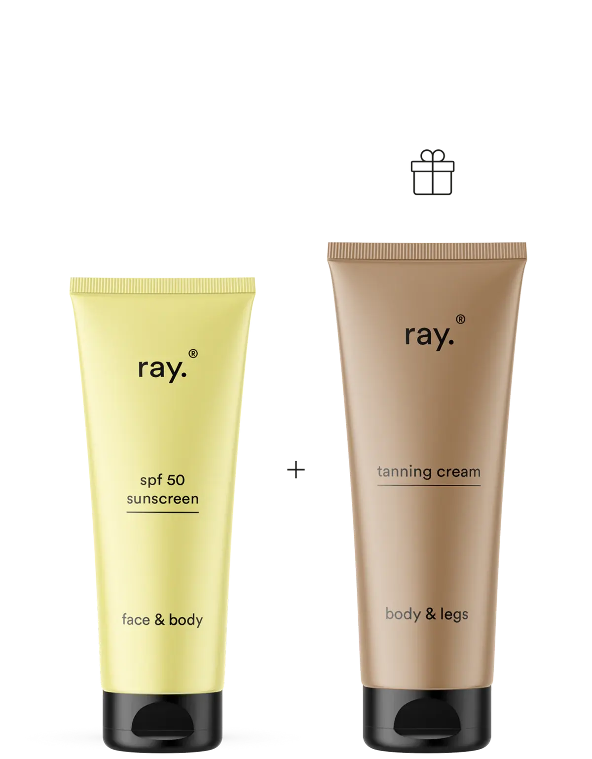 RAY RAY ACTIE ZONNECREME 50 ML + GRATIS TANNING CREAM