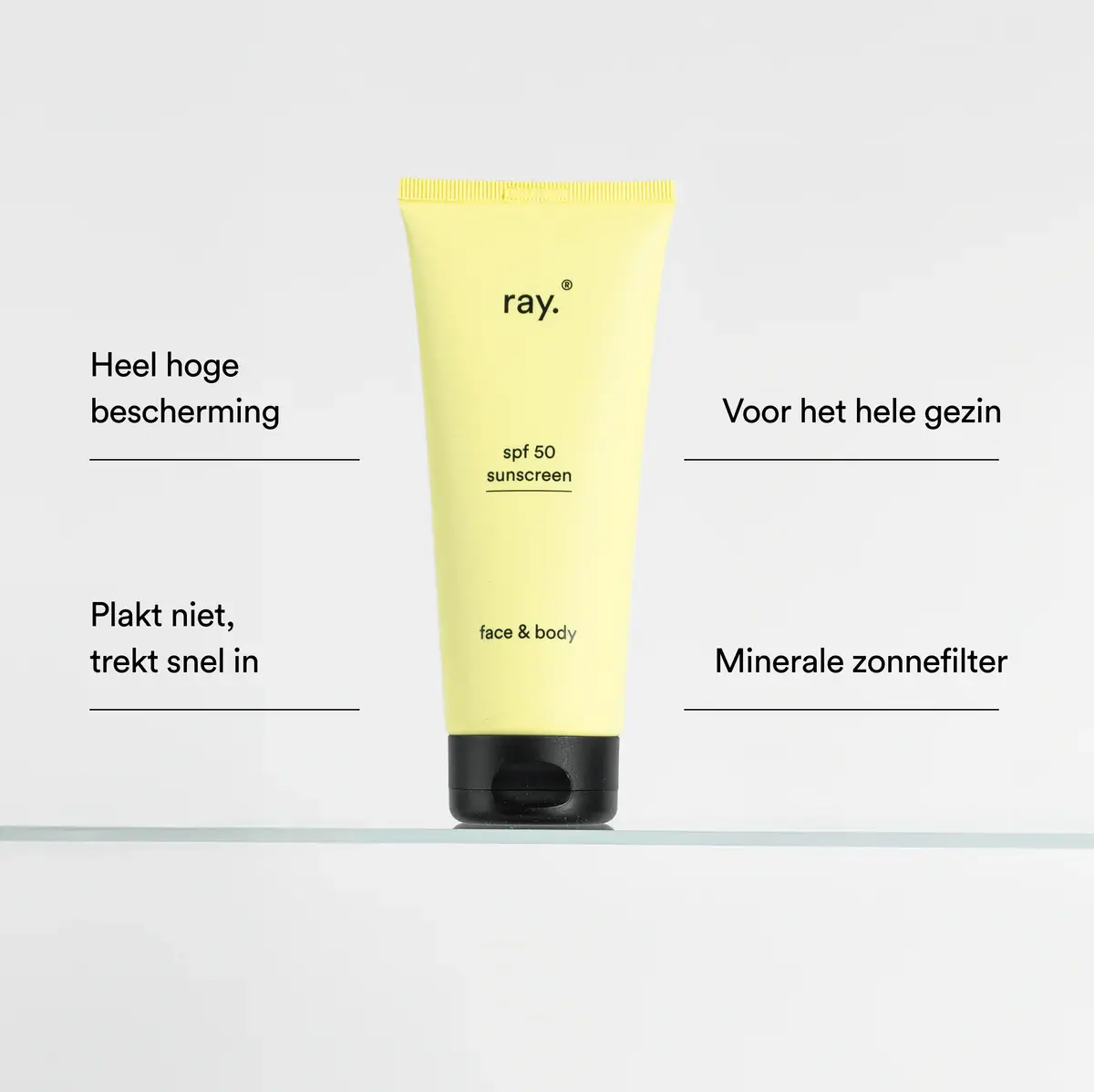 RAY RAY SUNSCREEN SPF 50 200 ML (NIEUWE FORMULE)