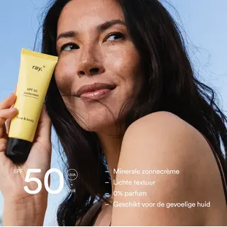 RAY RAY SUNSCREEN SPF 50 50 ML (NIEUWE FORMULE)