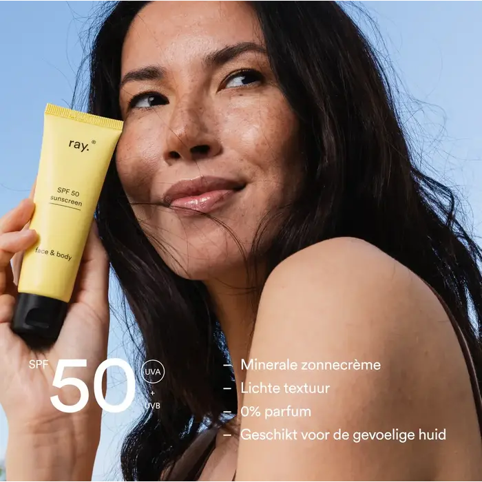 RAY RAY SUNSCREEN SPF 50 50 ML (NIEUWE FORMULE)