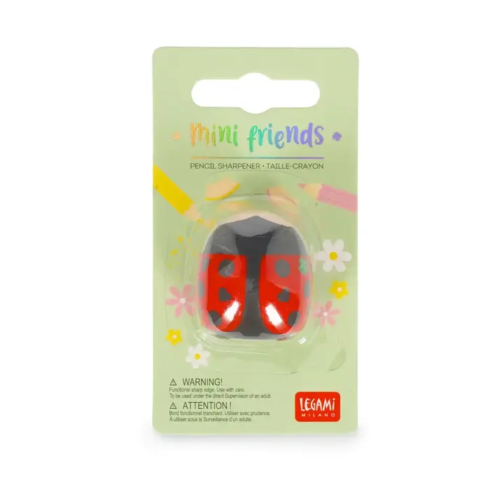 LEGAMI LEGAMI MINI FRIENDS PENCIL SHARPENER LADYBUG