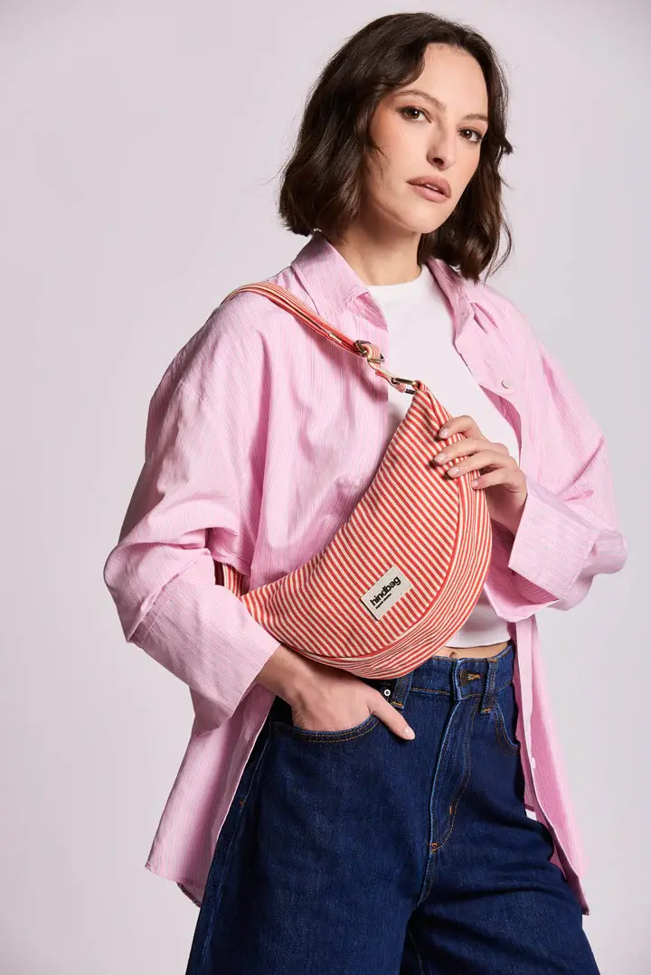 HINDBAG HINDBAG ANDREA THIN RED STRIPES