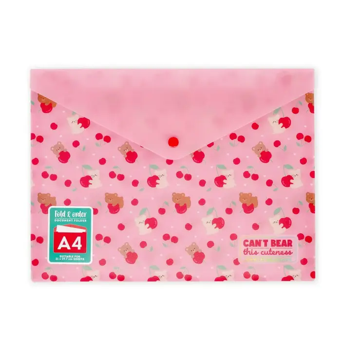 LEGAMI LEGAMI DOCUMENT FOLDER TEDDY BEAR