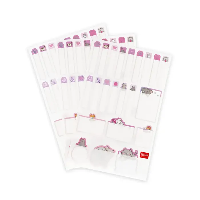 LEGAMI LEGAMI MY NAME IS ... SET OF 66 ADHESIVE LABELS KITTY
