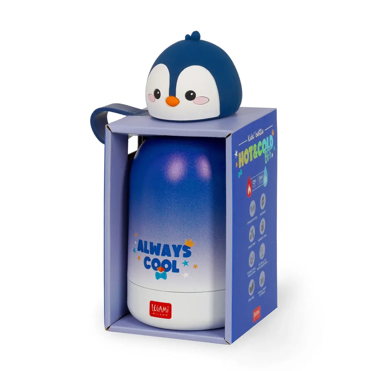 LEGAMI LEGAMI KIDS VACUUM BOTTLE HOT&COLD BFF PENGUIN