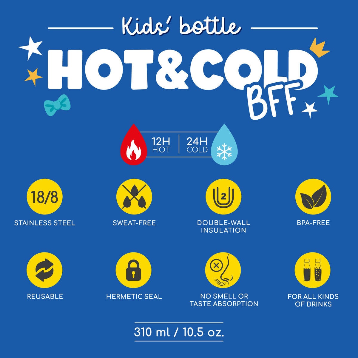 LEGAMI LEGAMI KIDS VACUUM BOTTLE HOT&COLD BFF PENGUIN