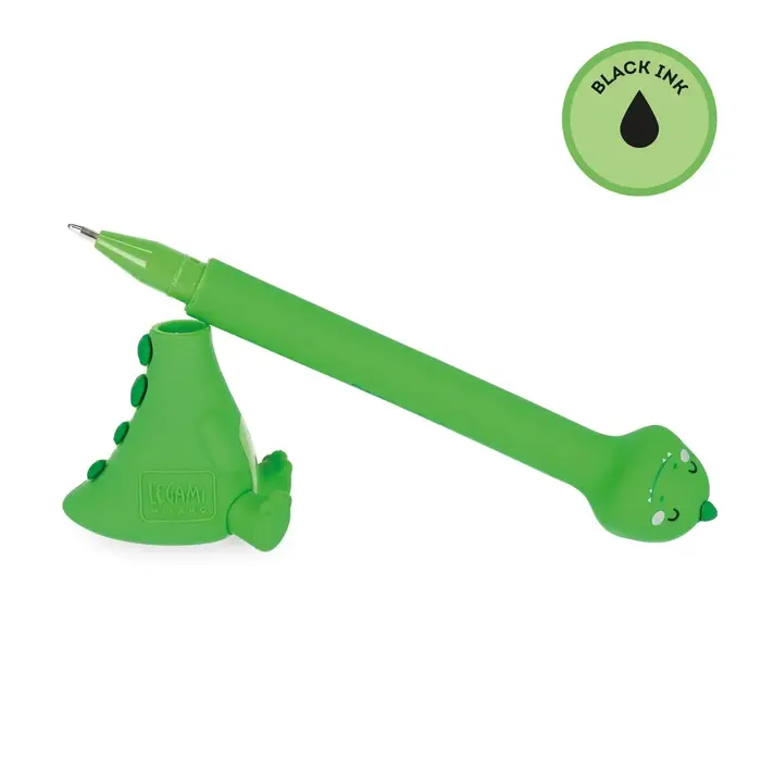 LEGAMI LEGAMI STAND-INK OVATION BALLPOINT PEN WITH BASE DINO