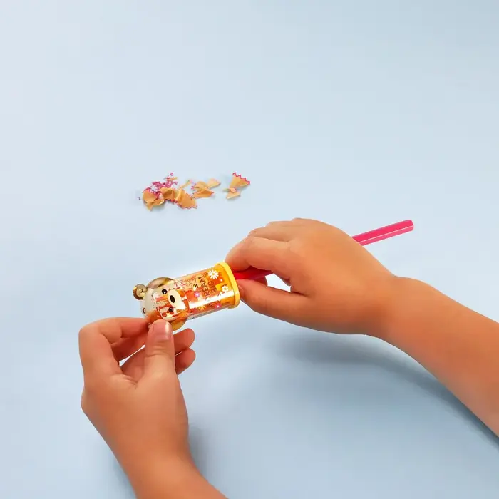 LEGAMI LEGAMI PENCIL SHARPENER W/CONT. TEDDY BEAR