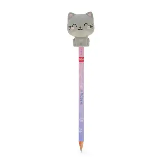 LEGAMI LEGAMI SQUEEZIES PENCIL WITH SQUISHY KITTY