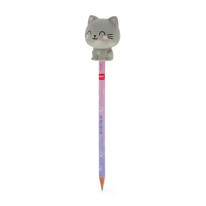 LEGAMI LEGAMI SQUEEZIES PENCIL WITH SQUISHY KITTY