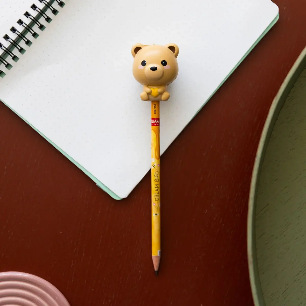 LEGAMI LEGAMI SQUEEZIES PENCIL WITH SQUISHY TEDDY BEAR