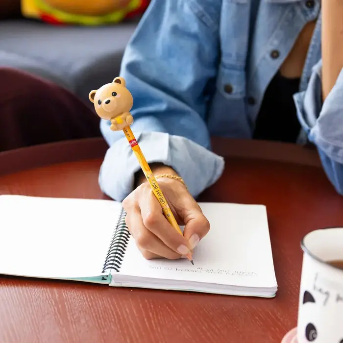 LEGAMI LEGAMI SQUEEZIES PENCIL WITH SQUISHY TEDDY BEAR