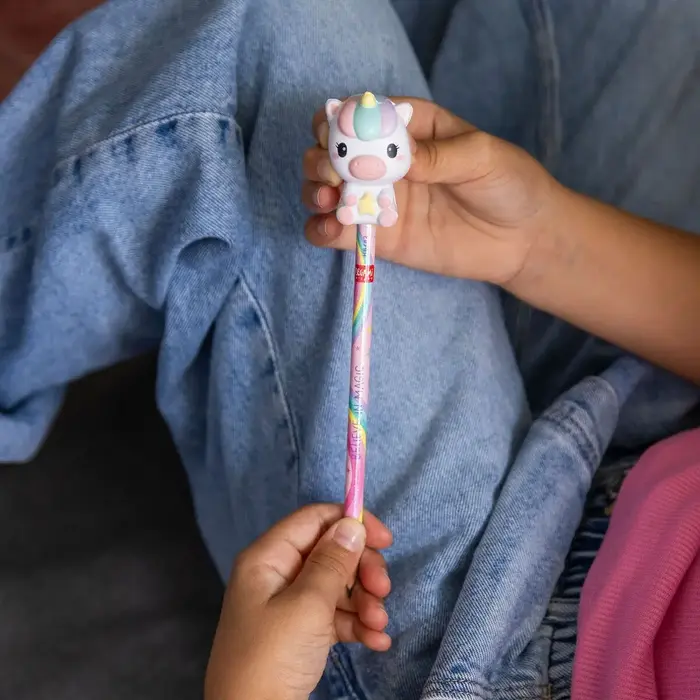 LEGAMI LEGAMI SQUEEZIES PENCIL WITH SQUISHY UNICORN