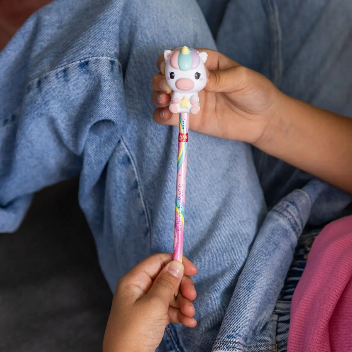 LEGAMI LEGAMI SQUEEZIES PENCIL WITH SQUISHY UNICORN