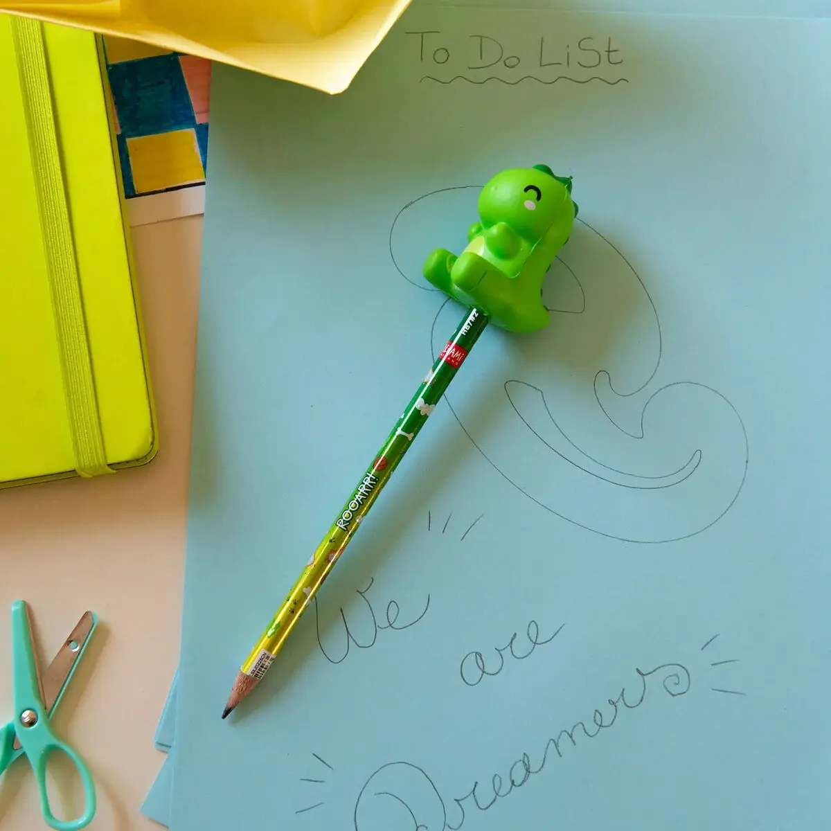 LEGAMI LEGAMI SQUEEZIES PENCIL WITH SQUISHY DINO