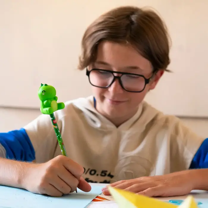 LEGAMI LEGAMI SQUEEZIES PENCIL WITH SQUISHY DINO