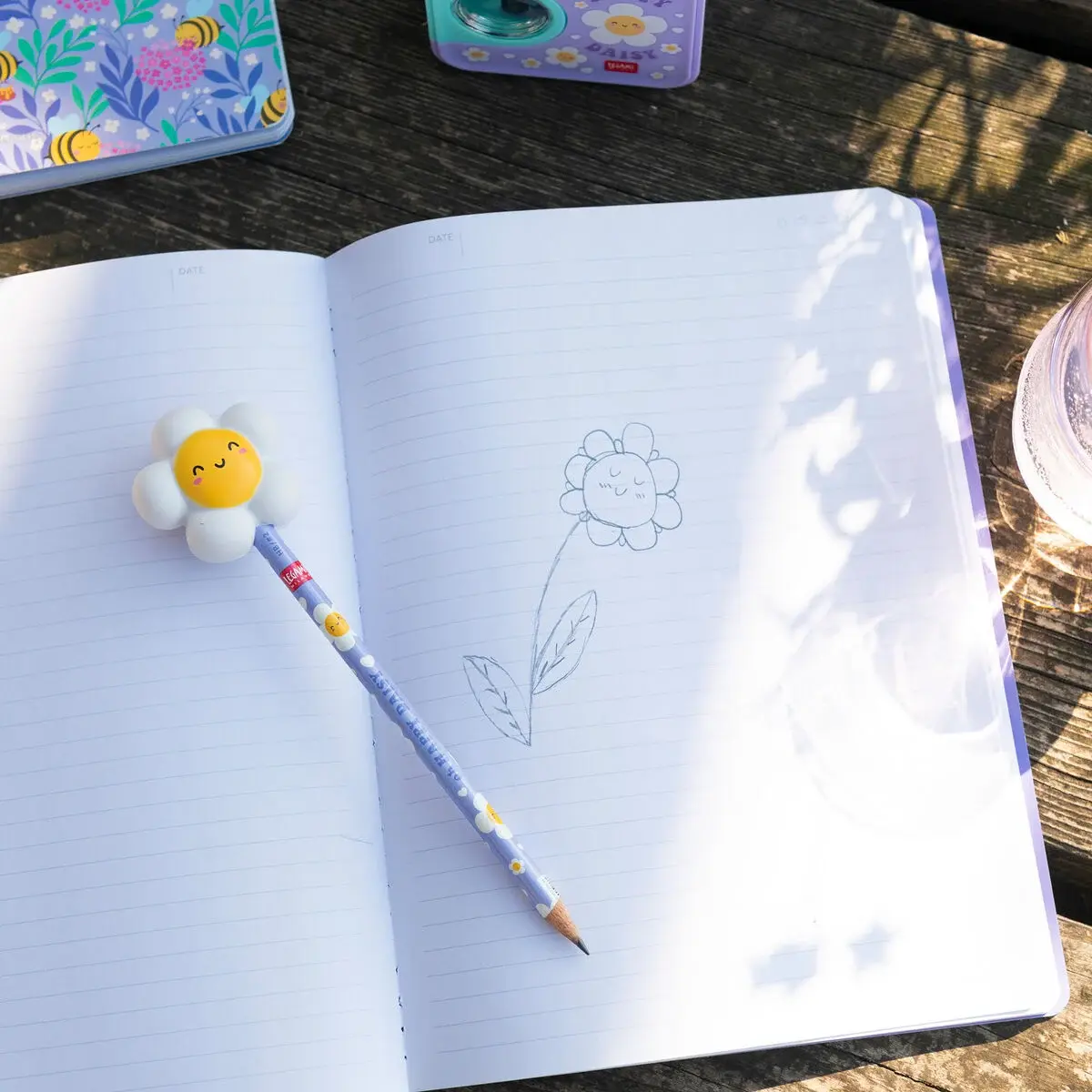 LEGAMI LEGAMI SQUEEZIES PENCIL WITH SQUISHY DAISY
