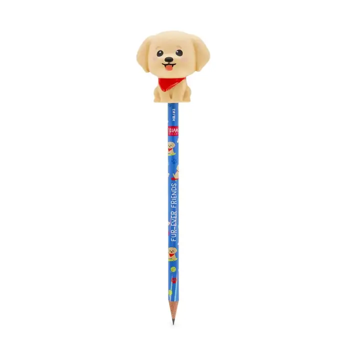 LEGAMI LEGAMI SQUEEZIES PENCIL WITH SQUISHY GOLDEN RETRIEVER