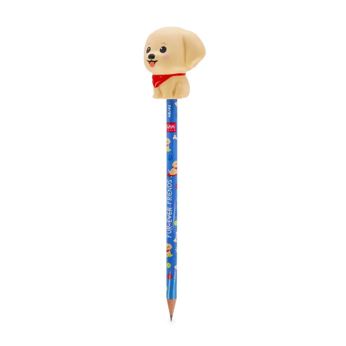 LEGAMI LEGAMI SQUEEZIES PENCIL WITH SQUISHY GOLDEN RETRIEVER