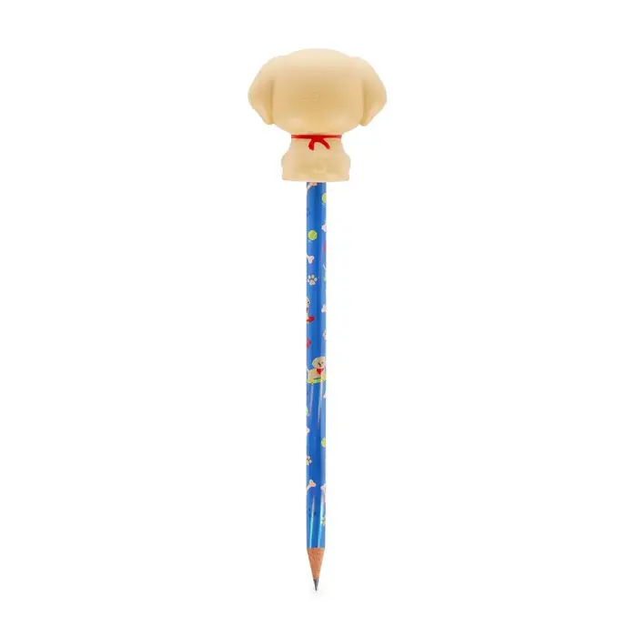 LEGAMI LEGAMI SQUEEZIES PENCIL WITH SQUISHY GOLDEN RETRIEVER