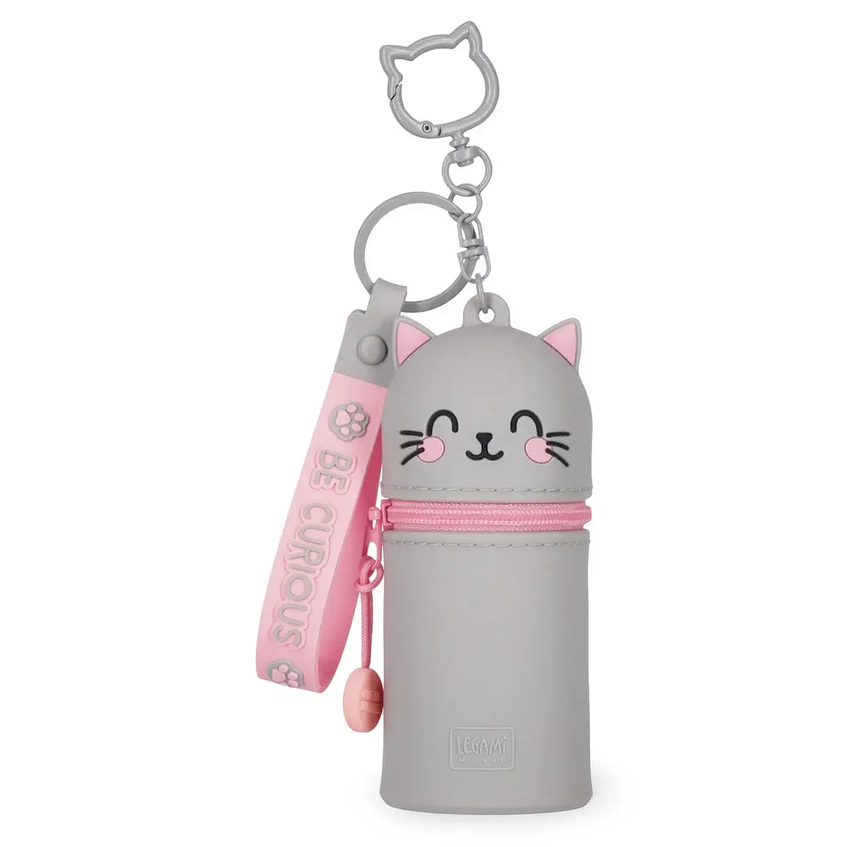 LEGAMI LEGAMI MINI KAWAII COIN PURSE W/ KEY RING KITTY