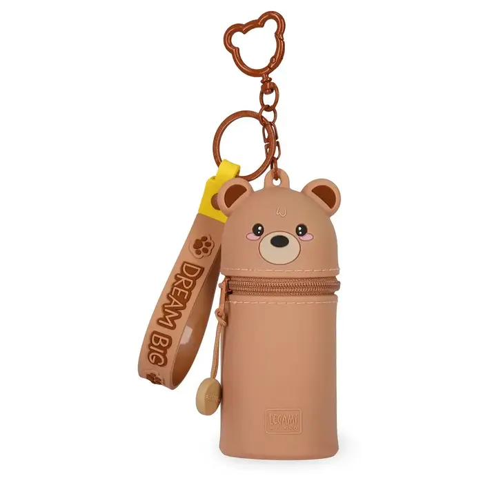LEGAMI LEGAMI MINI KAWAII COIN PURSE W/ KEY RING TEDDY
