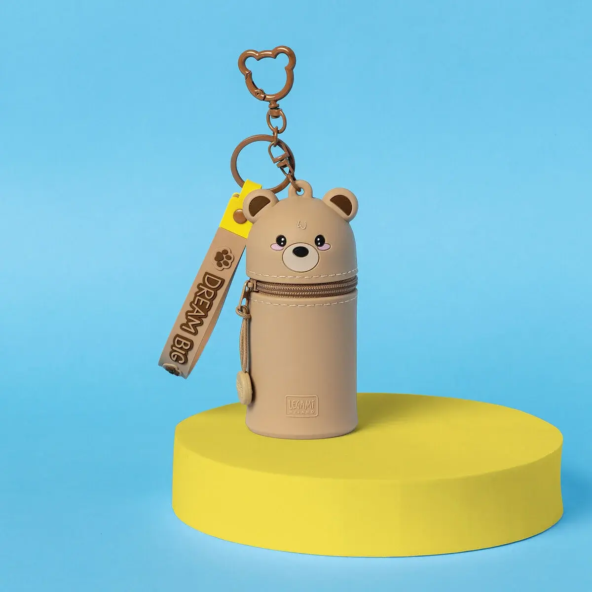 LEGAMI LEGAMI MINI KAWAII COIN PURSE W/ KEY RING TEDDY