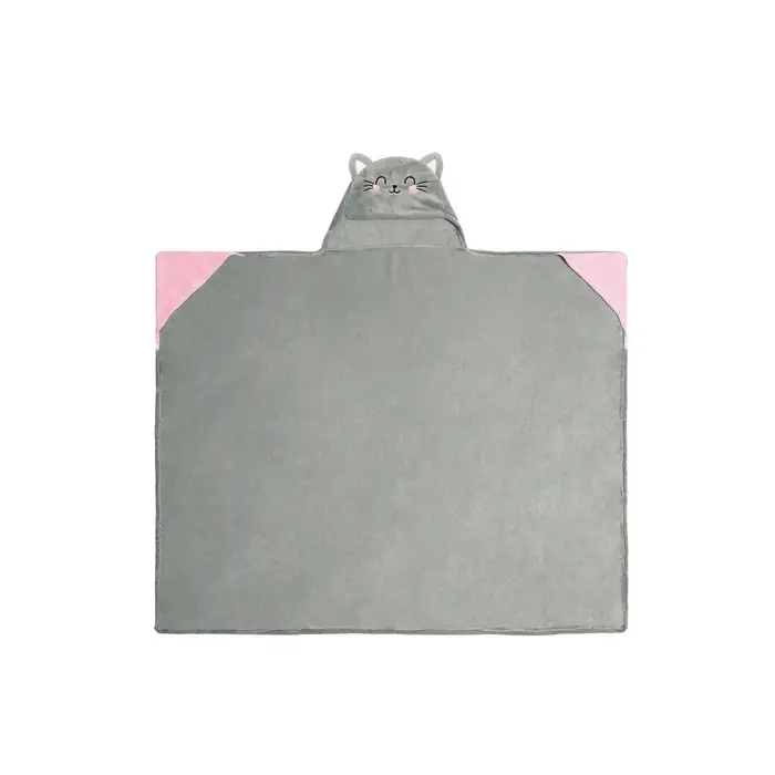 LEGAMI LEGAMI COSY HUGS HOODED BLANKET KITTY