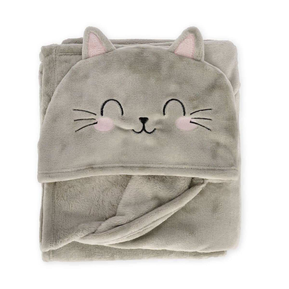 LEGAMI LEGAMI COSY HUGS HOODED BLANKET KITTY