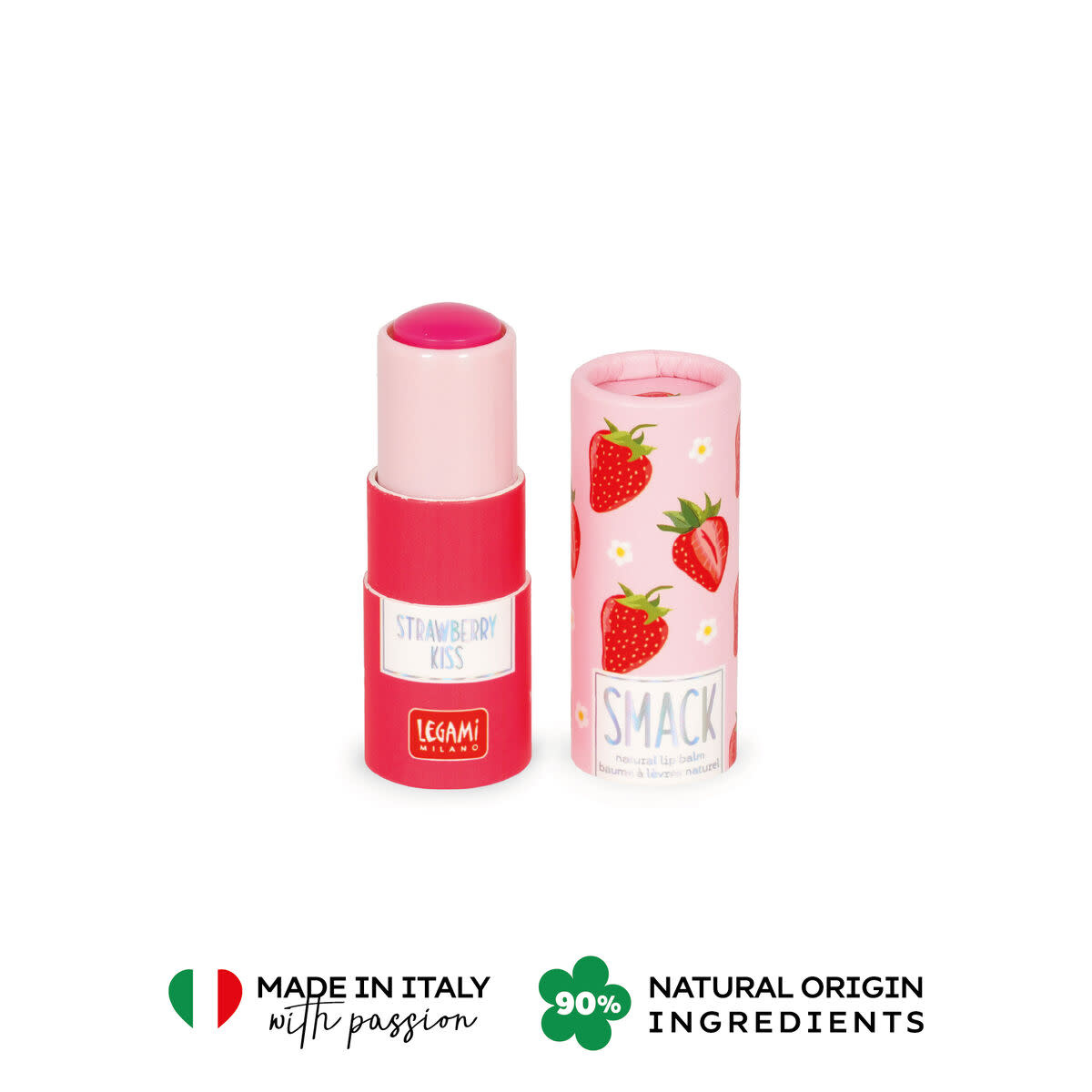 LEGAMI LEGAMI SMACK NATURAL LIP BALM STRAWBERRY